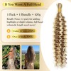 Syrenlore Highlighted Multi-Blonde Braiding Human Hair for Boho Knotless Braids,
