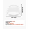 VEVOR Cotton Candy Machine Cover 21 Inch, Acrylic Dome Bubble