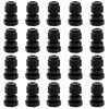 Tnuocke 20 PCS Nylon Cable Glands 3/8" NPT,Waterproof Adjustable Diameter