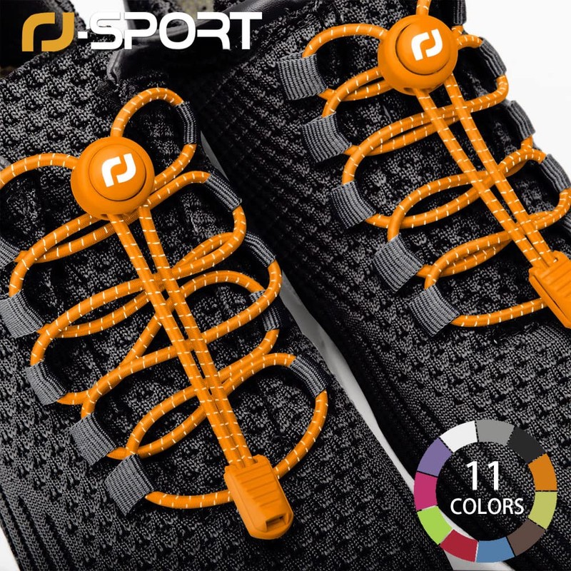 RJ-Sport Elastic Laces with Quick Release - Quick Lacing System