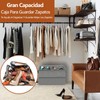 Organizador de Zapatos Plegable para 16 Pares con Cubierta Transparente