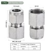 YOKIVE Compression Tubes Fitting, Straight Coupling Adapter 304 Stainless Steel