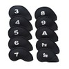 Sunstone Iron Cover with Count, Set of 11, Conspicuous Red/Cool