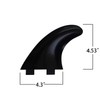 iBOARD 12.6 inch Center SUP Paddle Board Fins Foam Surfboard