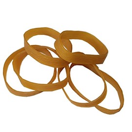 Pyhot 100 Pieces Rubber Bands 100 mm x 5 mm / 4x0.2 inch Elastic Bands with Storage Box for Office Home School Supplies (100x 10mm bands)