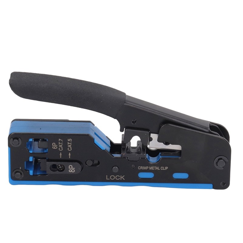 RJ45 Crimp Tool Kit Pass Through All in One Ethernet