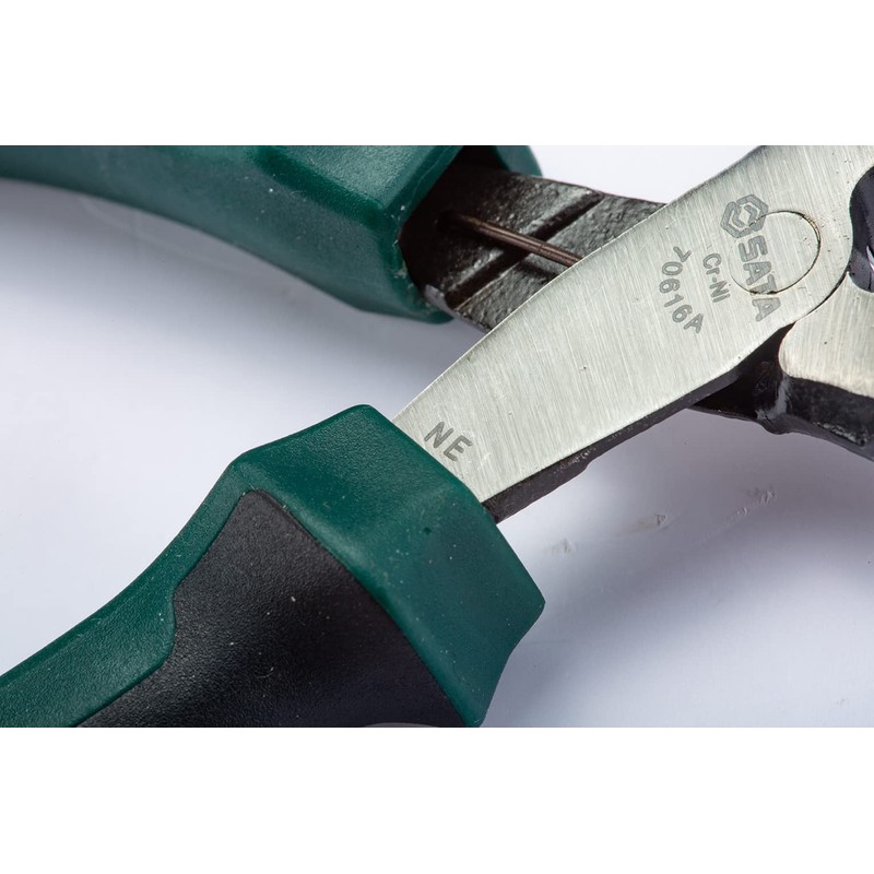 SATA ST70616AST Mini End Cutting Pliers 4 Inch, Chrome Nickel