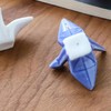 AIMALL Japanese Ceramic Chopstick Rest, Handmade Paper Crane Design Chopstick