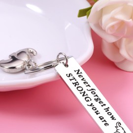 Elephant Gifts For Women Strong Women Gifts Small Gifts For Women Elephant Keychain Best Inspirational Gifts For Women Uplifting Gift For Friend Animal Lovers White Elephant Gifts for Adults