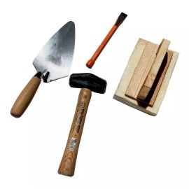 Pretul Kit Planchuela, Cuchara Albañil 8 , Marro 2lb, Cincel 8 X3/4