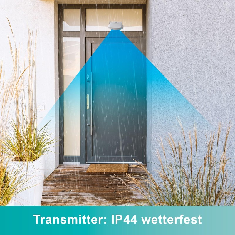 Eaxus® IC-You Wireless Doorbell and Shop Bell with Motion Sensor