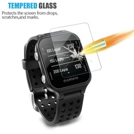 (Pack of 4) Tempered Glass Screen Protector for Garmin Approach S20, Akwox [0.3mm 2.5D High Definition 9H] Premium Clear Screen Protective Film for Garmin Approach S20