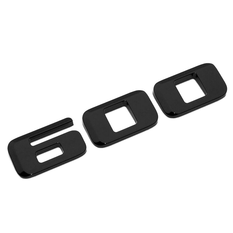 3Pack Escalade 600 600D Rear Liftgate Emblem 3D Badge Letter