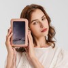 Monedero cruzado para teléfono móvil para mujer, con