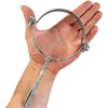 Pack of 4 Metal Pipe Brackets Clips Clamps for Pipes