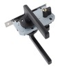 House Door Handle Lock Aluminum Black Antioxidant Coating Shock Resistance