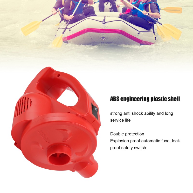 Electric Air Pump ABS Engineering Plastic Compact Inflator For Inflatable