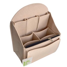 VANCORE Bag-in-Bag, Back-in-Back, Large, Back-in-Bag, Vertical, Inner Bag, Organize Contents, Lightweight, Men's Work, Travel, Beige, S