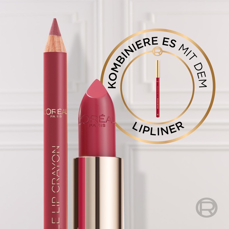L'Oréal Paris Nourishing Lipstick with Satin Finish, Argan Oil and