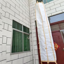 DWYYWSM Heavy Duty Construction Chute 14ft Section, Material Extra grueso, Resistente para Eliminación De Residuos De Construcción（Includes 4-120lb Rated ZipTies）