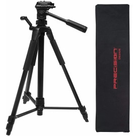Precision Design PD-58PVTR 58-inch Photo/Video Tripod with Case