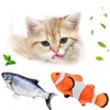 BangShou 2 Pieces Electric Moving Fish, Cat Toy Realistic Flopping