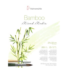 Hahnemuhle Bamboo Mixed Media Block, 265 gsm 25 Sheets