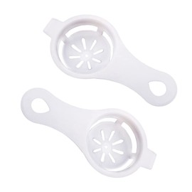 Egg Separator, 2 Pcs Egg Yolk White Separator, Egg White Separator, Egg White Filter, Kitchen Baking Tool