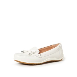Geox Women's D Vega Moc B Moccasins, off white