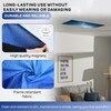 4 Pack Fluorescent Light Covers for Ceiling Lights - Magnetic