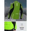 baleaf Men's Winter Cycling Jackets Water Resistant Thermal Running Softshell