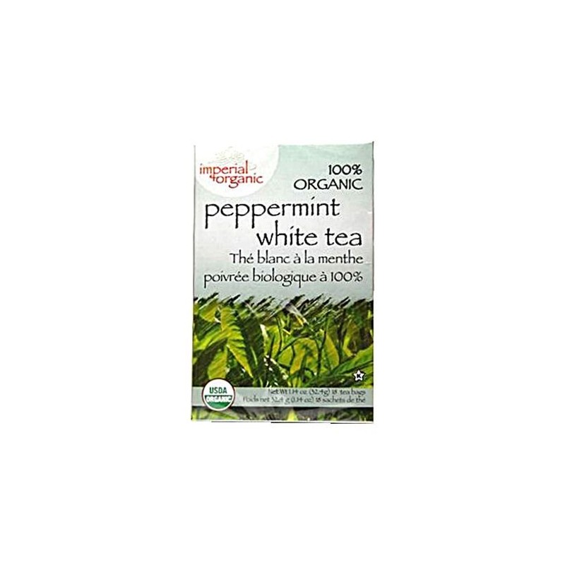 Uncle Lee's Tea 100% Organic Peppermint White Tea 18 Bag(S)