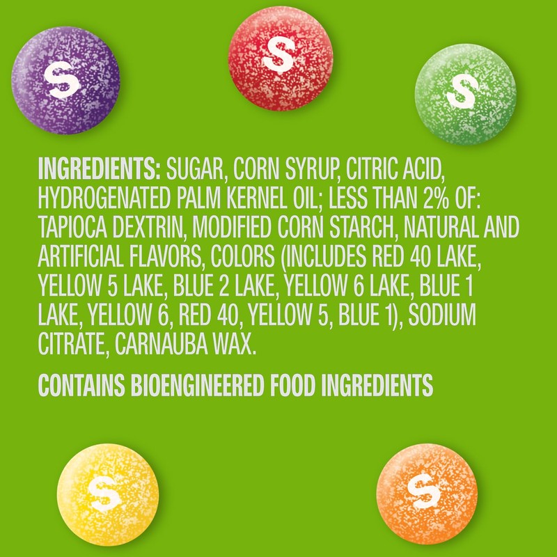 SKITTLES Sour Chewy Candy, Share Size, 13.7 Oz Bag