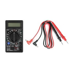 XIWANG DT-832 Small Digital Multi Tester with Japanese Instruction Manual Included, Current, Voltage, Resistance, Measuring Instrument, Compact, Digital Tester