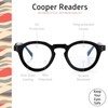 OPTIMUM OPTICAL Readers Glasses Spring-Mounted Hinges Scratch-Resistant Lenses Round Frame