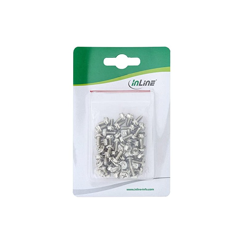InLine® Screw set, InLine®, for harddisks, long version (8mm), 50pcs.
