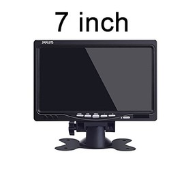7 Inch TFT LCD HD Car Monitor Reversing Camera Parking Monitor with 2 Video Inputs for Reversing Camera (7 Inch TFT LCD Car Monitor)
