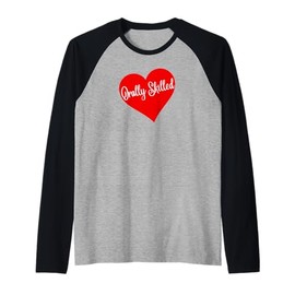 Orally Skilled Red Heart gift for women Raglan Baseball Tee
