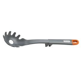 Joe Wicks Food Prep Utensils - Elevated Pasta Fork - Orange and Grey