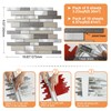 VAOVI Linear Mosaic Backsplash Peel and Stick Tile for Stove,Subway