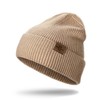 Knit Beanie for Men, Stretchy Soft Warm Daily Cuffed Winter