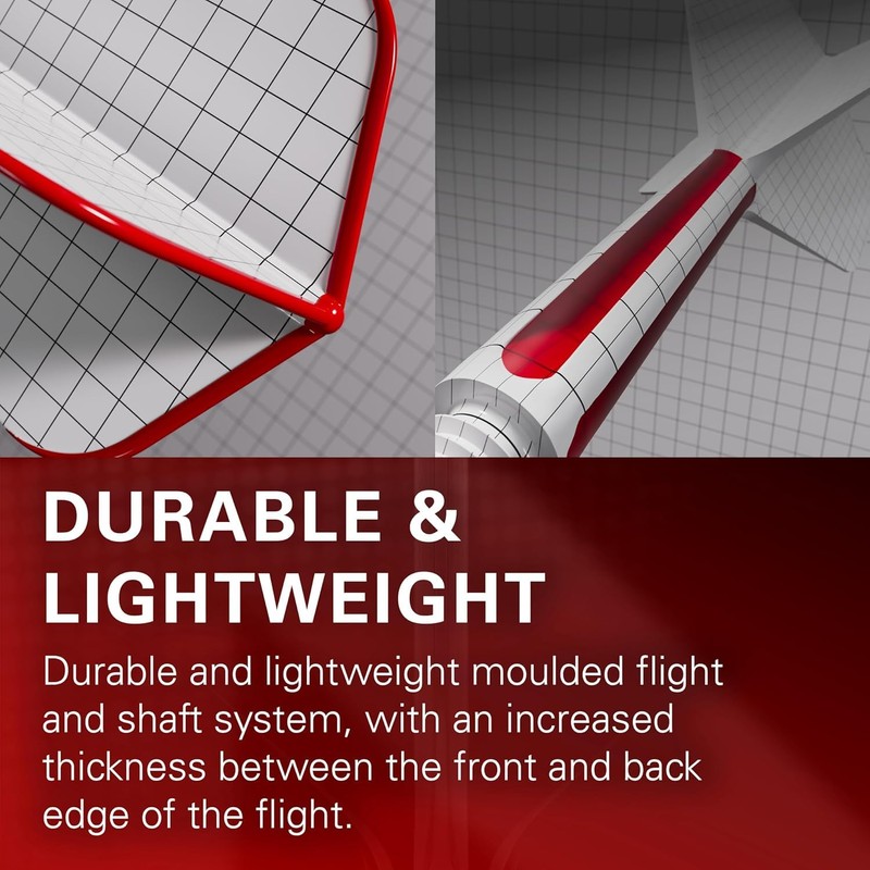 TARGET Darts K-Flex Integrated Dart Flights and Shafts, Intermediate Stem