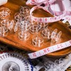 FIBOUND 100 Pieces Transparent Plastic Sewing Machine Bobbins, Plastic Bobbins