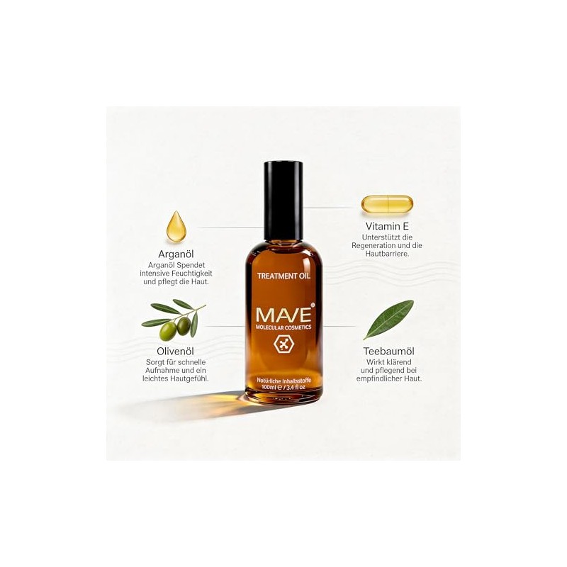 MAVE Molecular Oil: Anti-Ageing & Intensive Moisturising Skin Care -