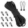 Bungee Shock Cord,Elastic Rope,Bungee Straps,Kayak Elastic Cord,Marine Grade Shock Cord