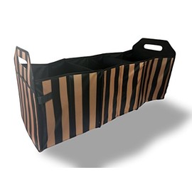 Sachi Insulated Trunk Organizer with Dividers (Stripe)