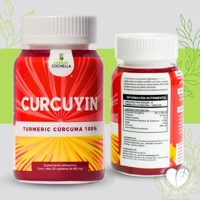 Kit De 3 Curcuyin Tumeric Curcuma Sin Sabor