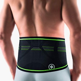 Bort StabiloBasic Sport Back Support with Pad Black/Green 2
