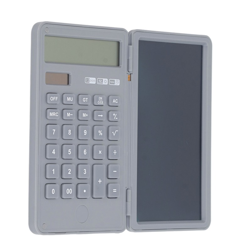 Calculator Handwriting Board Foldable Portable 12 Digits Display Scientific Electronic