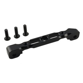 CNC Aluminum Front Upper Suspension Arm Rear Bulk Mount for 1/8 RC Cars, Compatible with ARRMA Kraton, Typhon, Senton, Talion, Replaces AR330379 (Black)